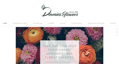 Desktop Screenshot of downiesflowers.co.nz